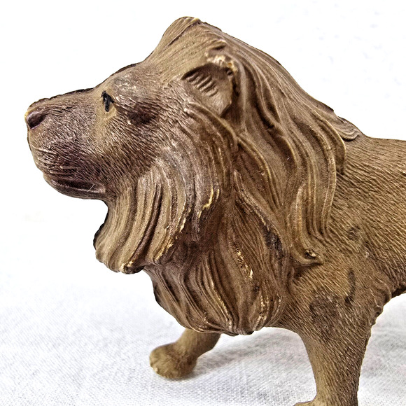 Viscoloid VCO Lion Figure 2.5" Celluloid Cat Jungle Circus Vintage 1930s - Picture 2 of 12